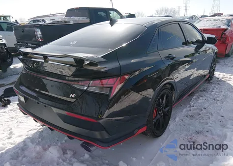 2025 Hyundai Elantra N из США, поврежденный, VIN KMHLW4DK4SU030267